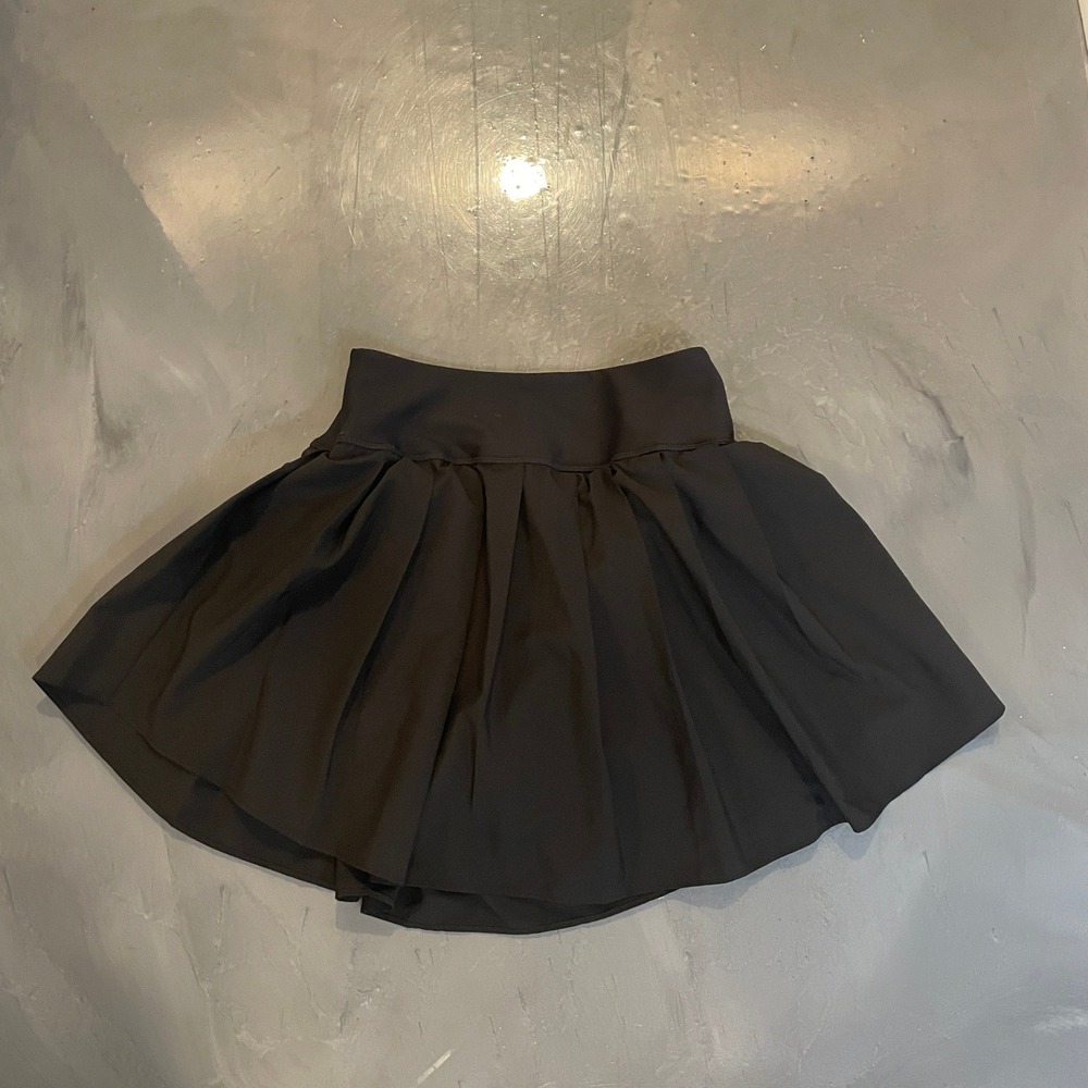 Old Navy StretchTech Quick Dry Pleated Athletic Skort Black XS Tennis Skirt